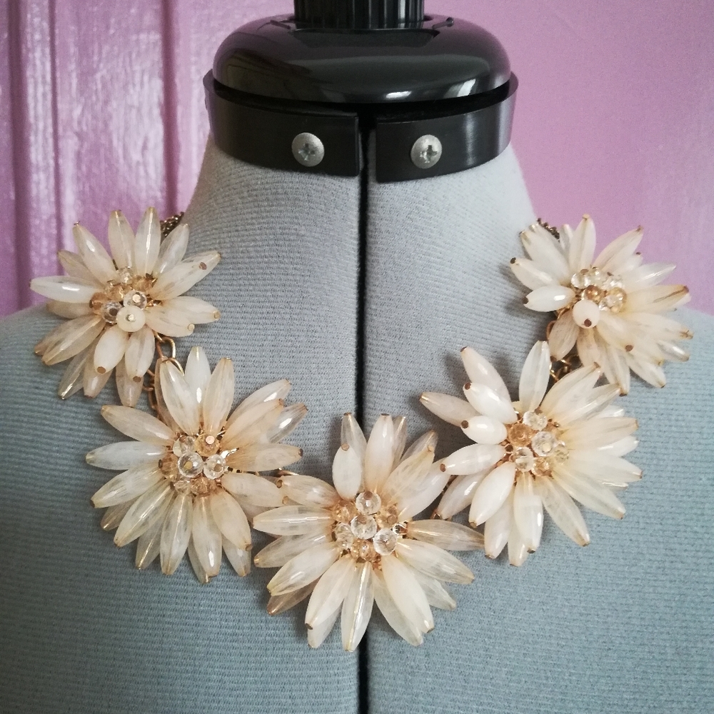 Miriam Haskell inspired fashion necklace